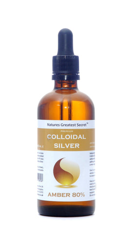 Amber Enhanced Colloidal Silver 100ml Dropper