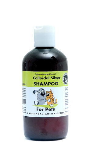 Colloidal Silver For Pets - Effective Antifungal - Antibacterial SHAMPOO - 250mls